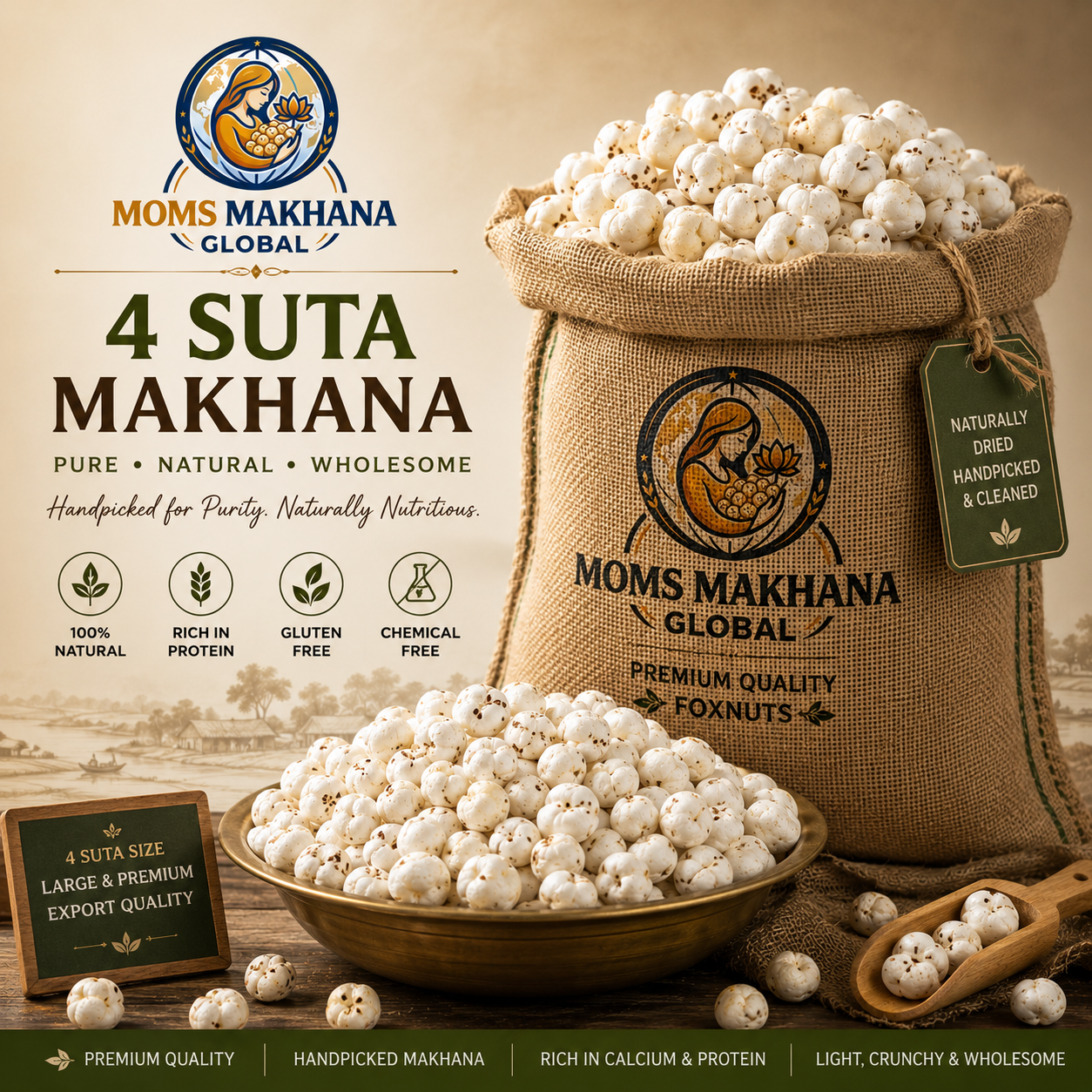 4 Suta Makhana
